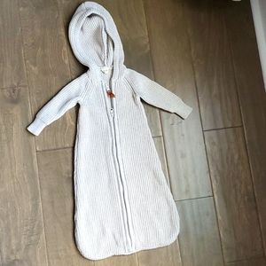 Goumi knit wearable blanket newborn